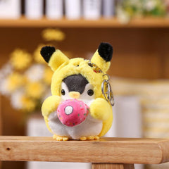Wholesale 1 Piece Fashion Animal PP Cotton Plating Unisex Bag Pendant Keychain - coojewelry