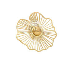 Wholesale 316 Stainless Steel Titanium Steel 18K Gold Plated Exaggerated Modern Style Cool Style Plating Geometric Rings - coojewelry