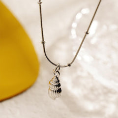 Wholesale Beach Simple Style Conch Stainless Steel Plating 18K Gold Plated Pendant Necklace - coojewelry