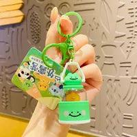 Wholesale Cartoon Style Cute Animal Acrylic Women's Bag Pendant Keychain - coojewelry
