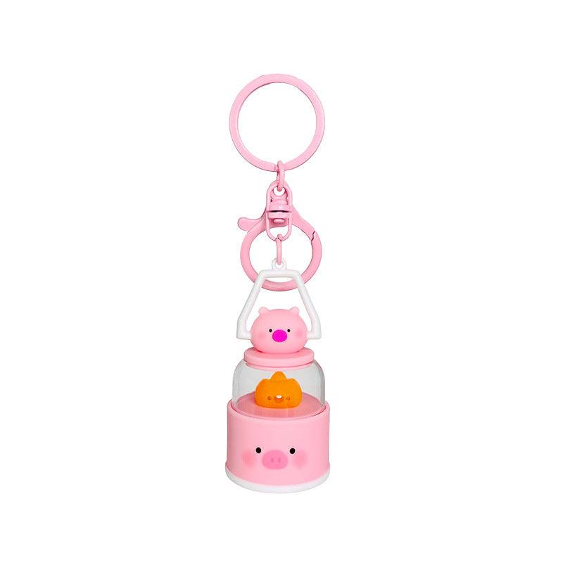 Wholesale Cartoon Style Cute Animal Acrylic Women's Bag Pendant Keychain - coojewelry