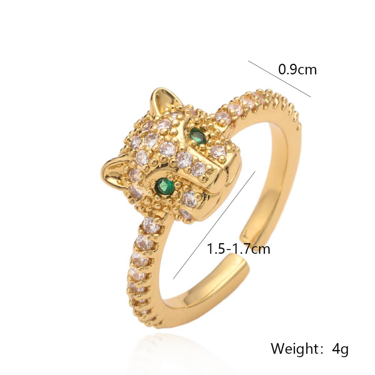 Wholesale Elegant Romantic Solid Color Stainless Steel Plating Inlay Rhinestones 18K Gold Plated Rings - coojewelry