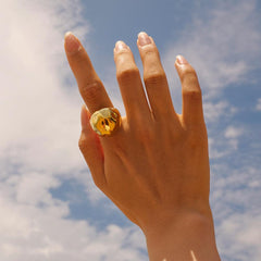 Wholesale IG Style Solid Color Stainless Steel Open Rings 18K Gold Plated - coojewelry