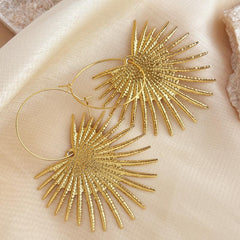 Wholesale Simple Classic Style Solid Color 304 Stainless Steel Plating Drop Earrings for Women - coojewelry