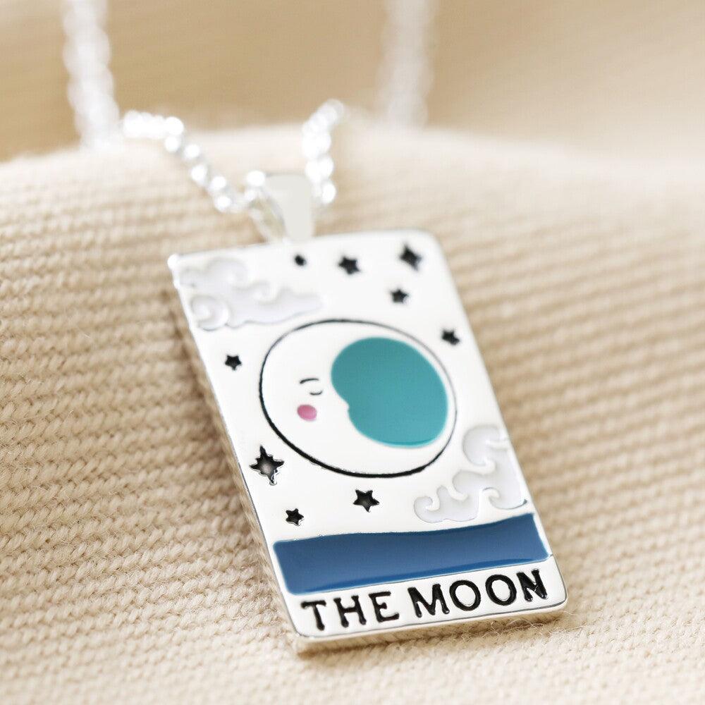 Wholesale Titanium Steel 304 Stainless Steel Gold Plated Rhodium Plated Retro Enamel Geometric Pendant Necklace - coojewelry