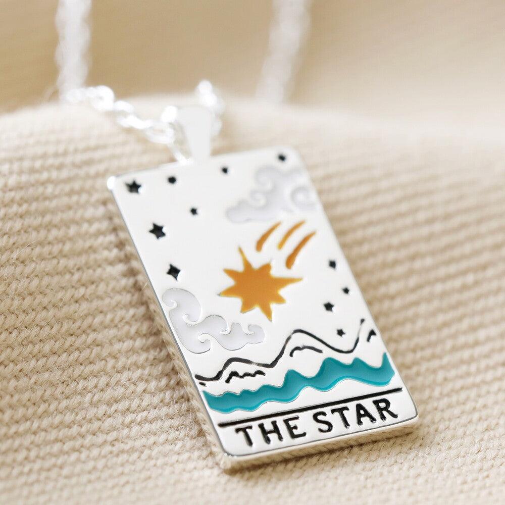 Wholesale Titanium Steel 304 Stainless Steel Gold Plated Rhodium Plated Retro Enamel Geometric Pendant Necklace - coojewelry