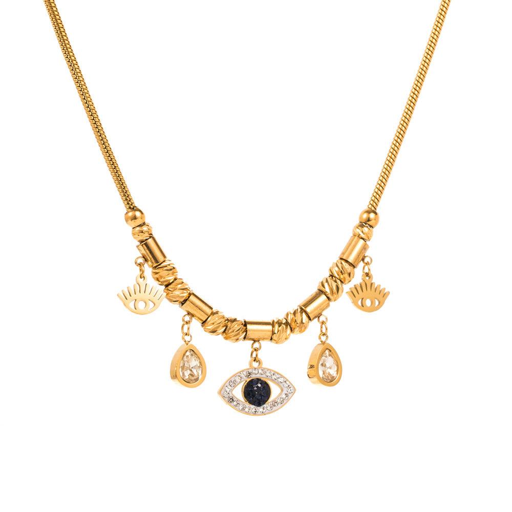 Wholesale Vintage Style Star Plating Alloy Women's Necklace - coojewelry