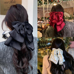 Wholesale Women's Sweet Simple Style Bow Knot Cloth Hair Clip Hair Claws - coojewelry