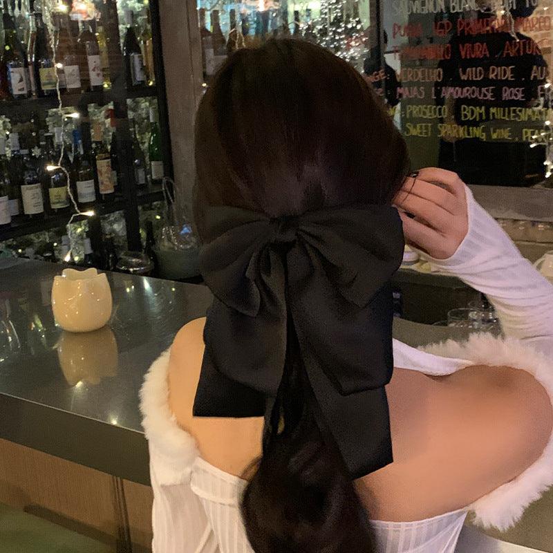 Wholesale Women's Sweet Simple Style Bow Knot Cloth Hair Clip Hair Claws - coojewelry