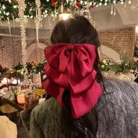 Wholesale Women's Sweet Simple Style Bow Knot Cloth Hair Clip Hair Claws - coojewelry